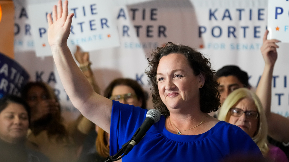 MattDee39's tweet card. Rep. Katie Porter’s third-place finish on Super Tuesday means a man will take the late Sen. Dianne Feinstein’s seat.