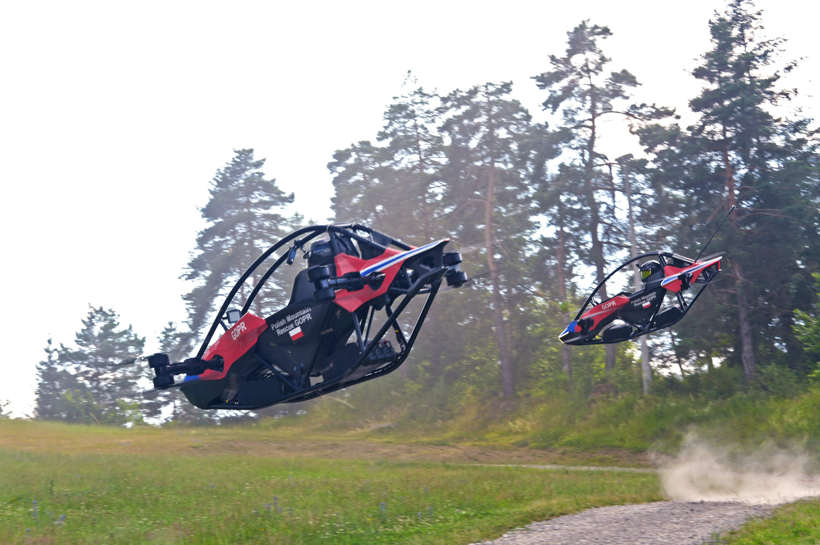 eVTOLmag's tweet card. Jetson has been invited by GOPR Polish Mountain Rescue Team to test two of its production eVTOLs in a mountain emergency response use case. 