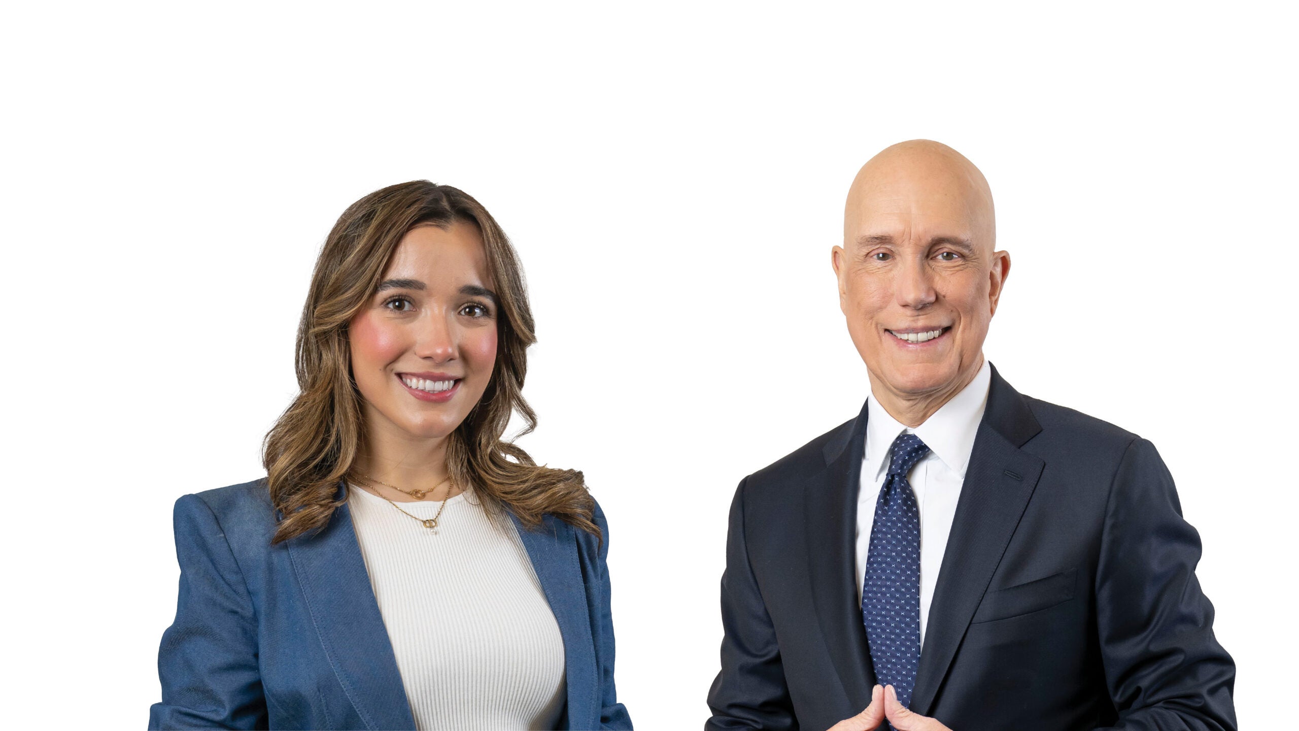 msbgu's tweet card. Matt Shay (EMBA’11) speaks with Claudia Del Rio (B’25) about how Georgetown helped him bridge the gap between law, government affairs, and business leadership.