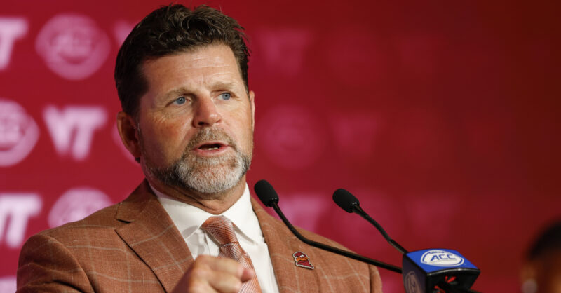 TechLunchPailD's tweet card. Brent Pry dives into the Hokies' one-score game issues and how they are addressing them.