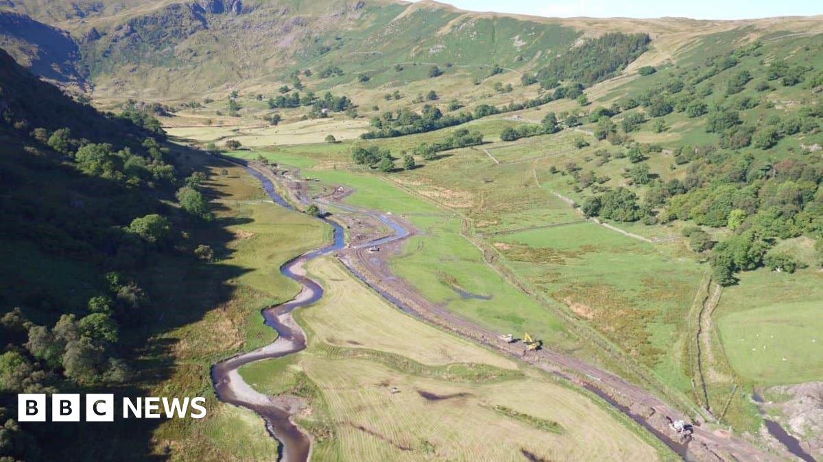GroomB's tweet card. A Cumbrian project is selected as a finalist in the Thiess International river prize awards.