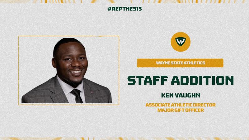 IC_Wire's tweet card. DETROIT -- Wayne State University Director of Athletics Erika Wallace has announced the addition of Ken Vaughn, as Major Gift Officer for the Athletics Department.