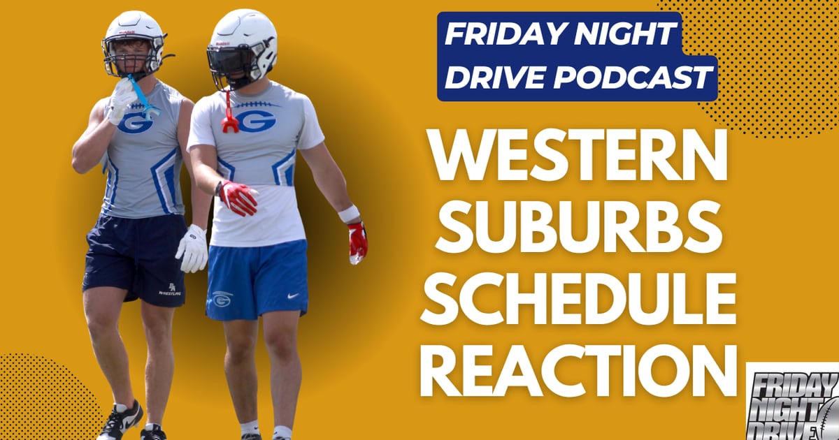 KCNpreps's tweet card. Friday Night Drive’s Josh Welge and Joel Boenitz discuss what the IHSA football schedule will look like in the western suburbs for the 2025 season, games they are looking forward to, and more