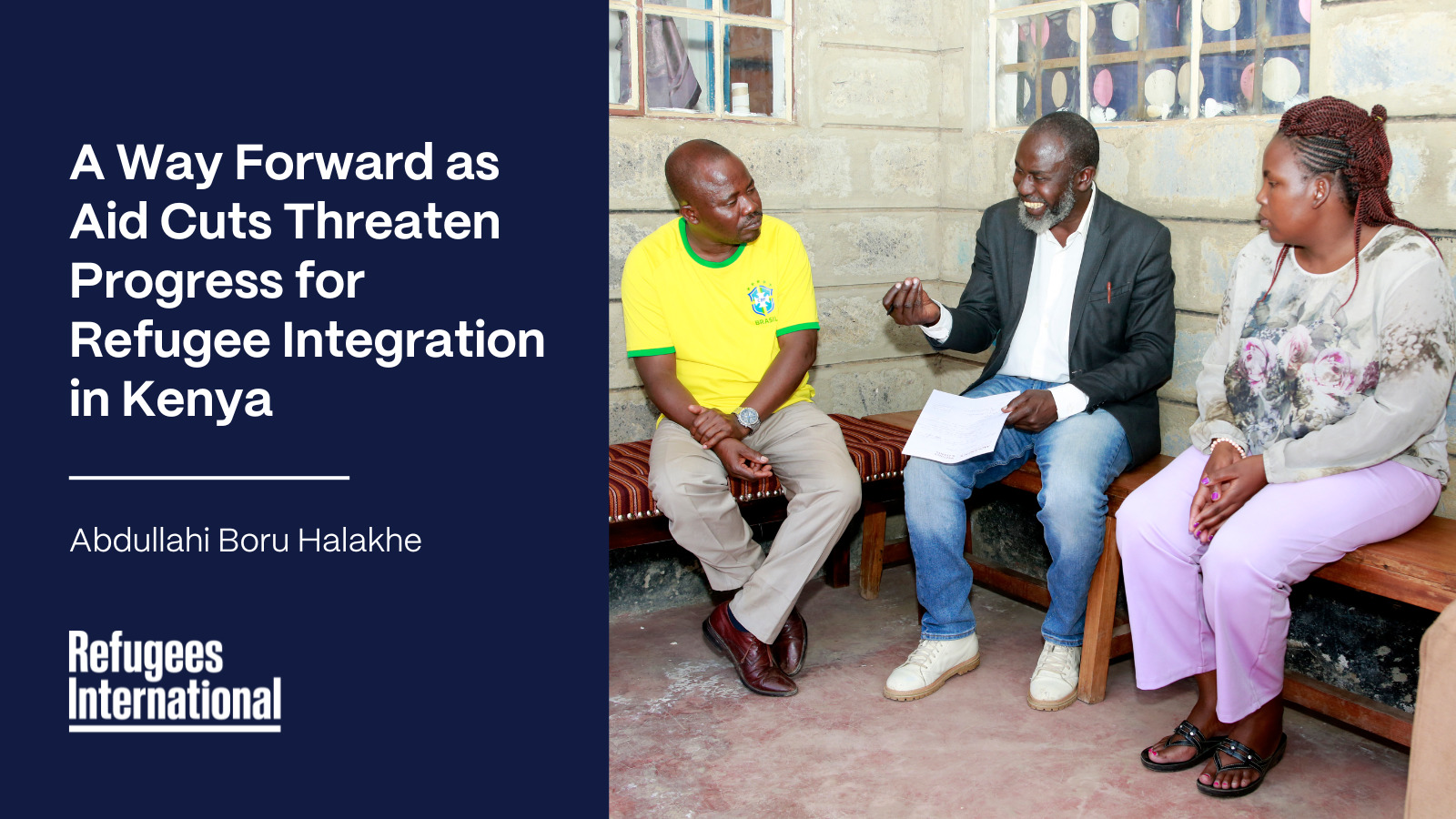 RefugeesIntl's tweet card. Recent aid cuts in Kenya will undermine refugee-led organizations, which are critical to building a more effective and sustainable response.