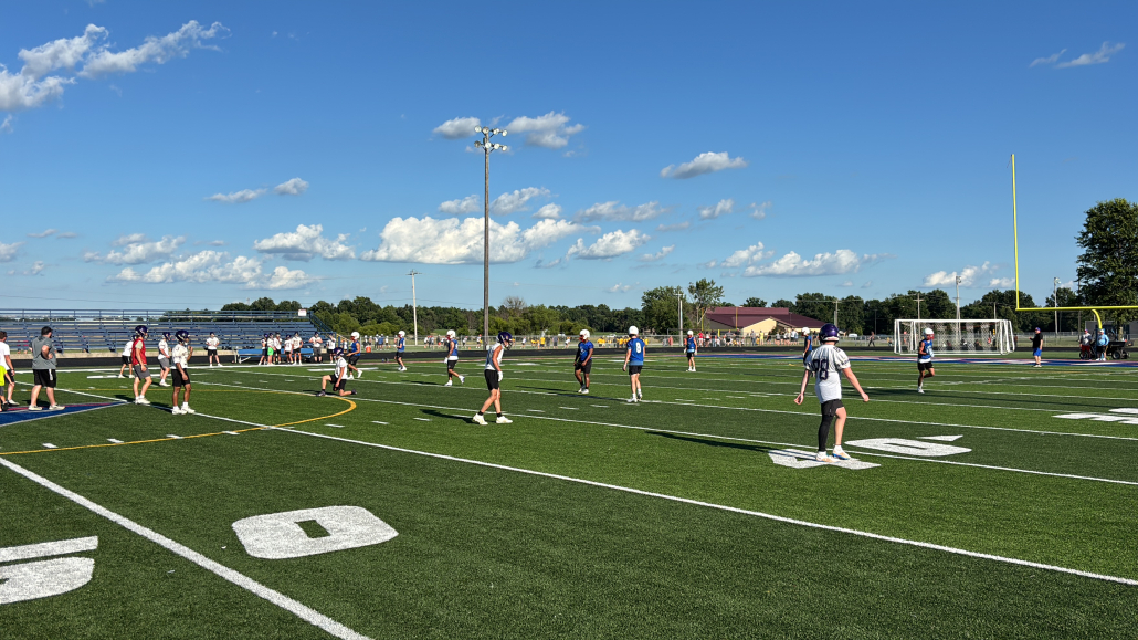 NemoPressbox's tweet card. Moberly and Hallsville Coaches From Summer 7-on-7 Football - NEMO Pressbox