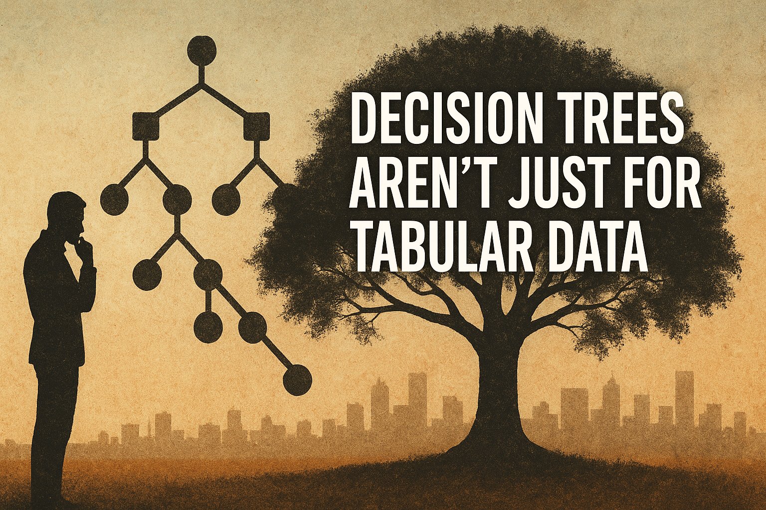 TeachTheMachine's tweet card. Decision trees can accommodate data in diverse formats, beyond just fully structured, tabular data. This article examines this facet of decision trees from a balanced theoretical and practical...