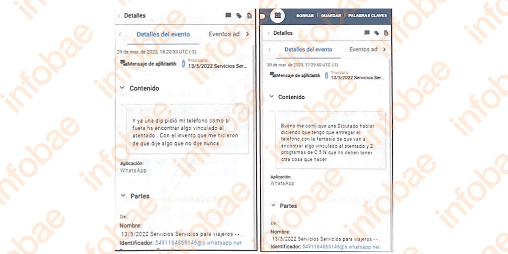 nicolaspizzi's tweet card. La pericia terminó esta madrugada, con la presencia de la jueza María Eugenia Capuchetti. Se bajaron más de 35 mil mensajes de WhatsApp y decenas de mails, pero muy pocos de interés para la causa. El...