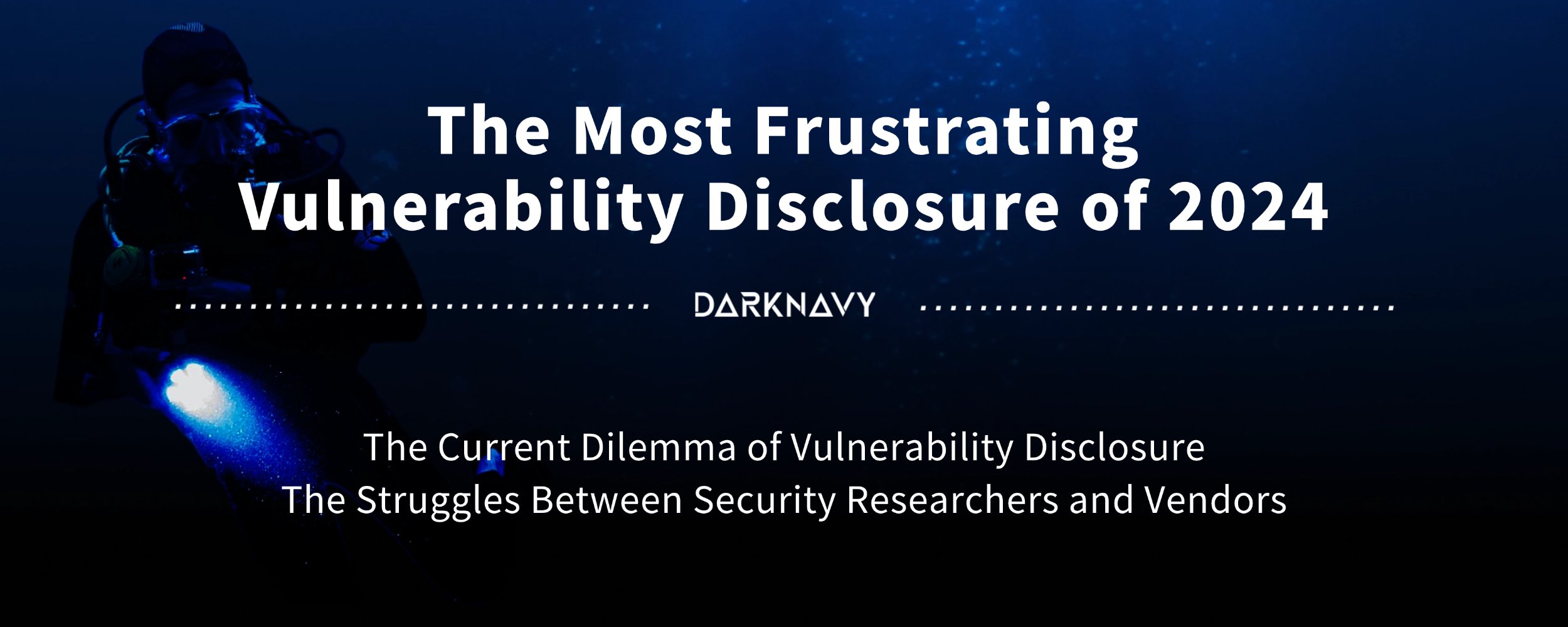 DarkNavyOrg's tweet card. In the field of cybersecurity, vulnerability disclosure has long been regarded as a crucial step in safeguarding users. However, in practice, this process is fraught with controversy and contradict...