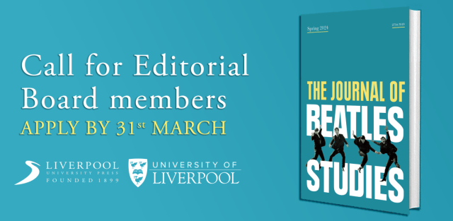 FeldmanBarrett's tweet card. The Journal of Beatles Studies invites applications for Editorial Board members. We welcome applications from academics and researchers globally, particularly encouraging those from under-represent…