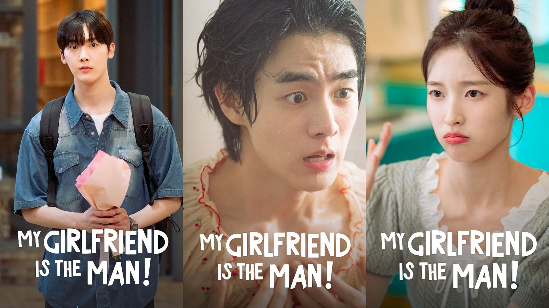 SKPopCulture's tweet card. On July 23 and 24, 2025, My Girlfriend is the Man! premiered its first and second episodes on Viki. The upcoming two episodes will air on July 30 and 31 at 10:50 pm KST.