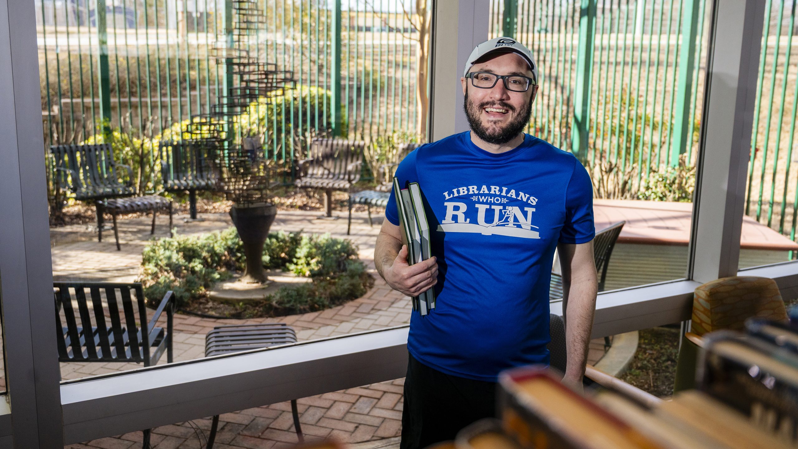 UNCGResearch's tweet card. Dr. Noah Lenstra's "Let's Move in Libraries" initiative is inspiring libraries in America and around the world to boost healthy living in their communities, as part of the growing library health...