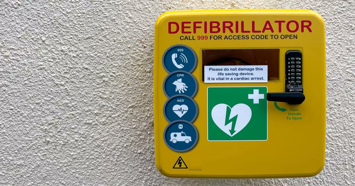 OsborneTweets's tweet card. Two areas in Northern Ireland have been identified as having limited access to a defibrillator