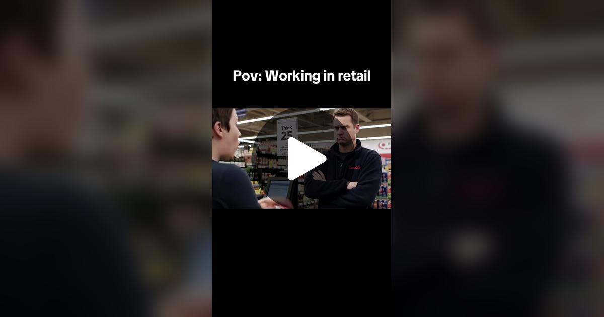 EnglishFemale0's tweet card. 123.4K likes, 465 comments. “#fyp #ai #workinginretail #viral #tesko”