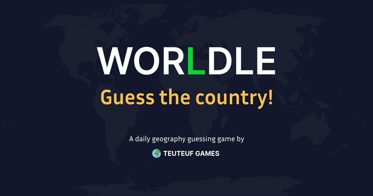 SL_Dee73's tweet card. A daily geography game where you guess the country from its shape and get clues with every attempt. Play daily or explore the archive.