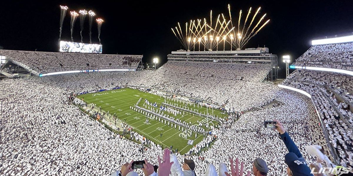 danieljtgallen's tweet card. Penn State will host Oregon in its annual White Out game in September. During Big Ten Football Media Days in Las Vegas, the Ducks discussed the opportunity to play in the marquee matchup.