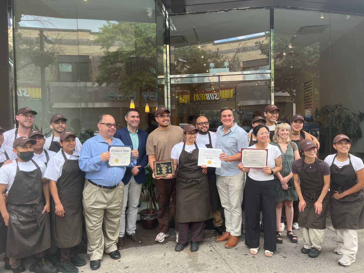 QNS's tweet card. Just four months after opening in the heart of Sunnyside, KORA was named the winner of the inaugural Queens’ Best Bakery competition on Wednesday.