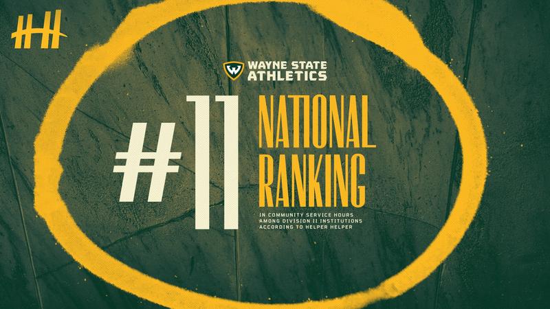 WayneStateCLAS's tweet card. DETROIT -- The Wayne State University Department of Athletics ranked 11th nationally among all NCAA Division II institutions in terms of community service hours for the 2024-25 academic year accord...