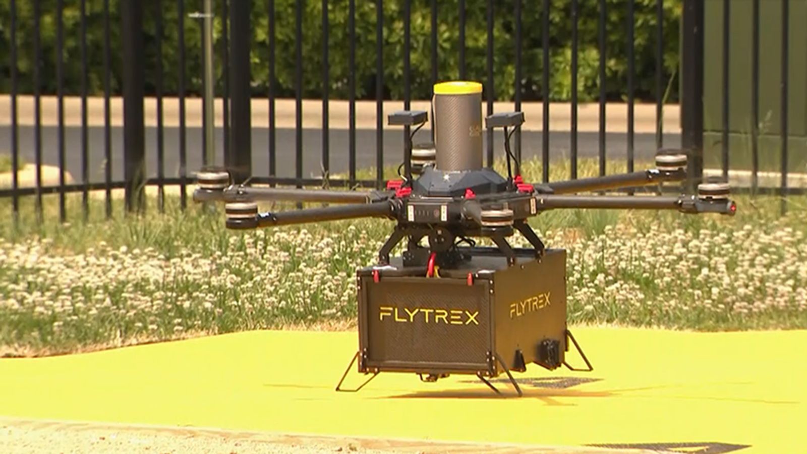 lisasorg's tweet card. Flytrex, a drone delivery company, announced it is no longer making deliveries in Holly Springs, NC.