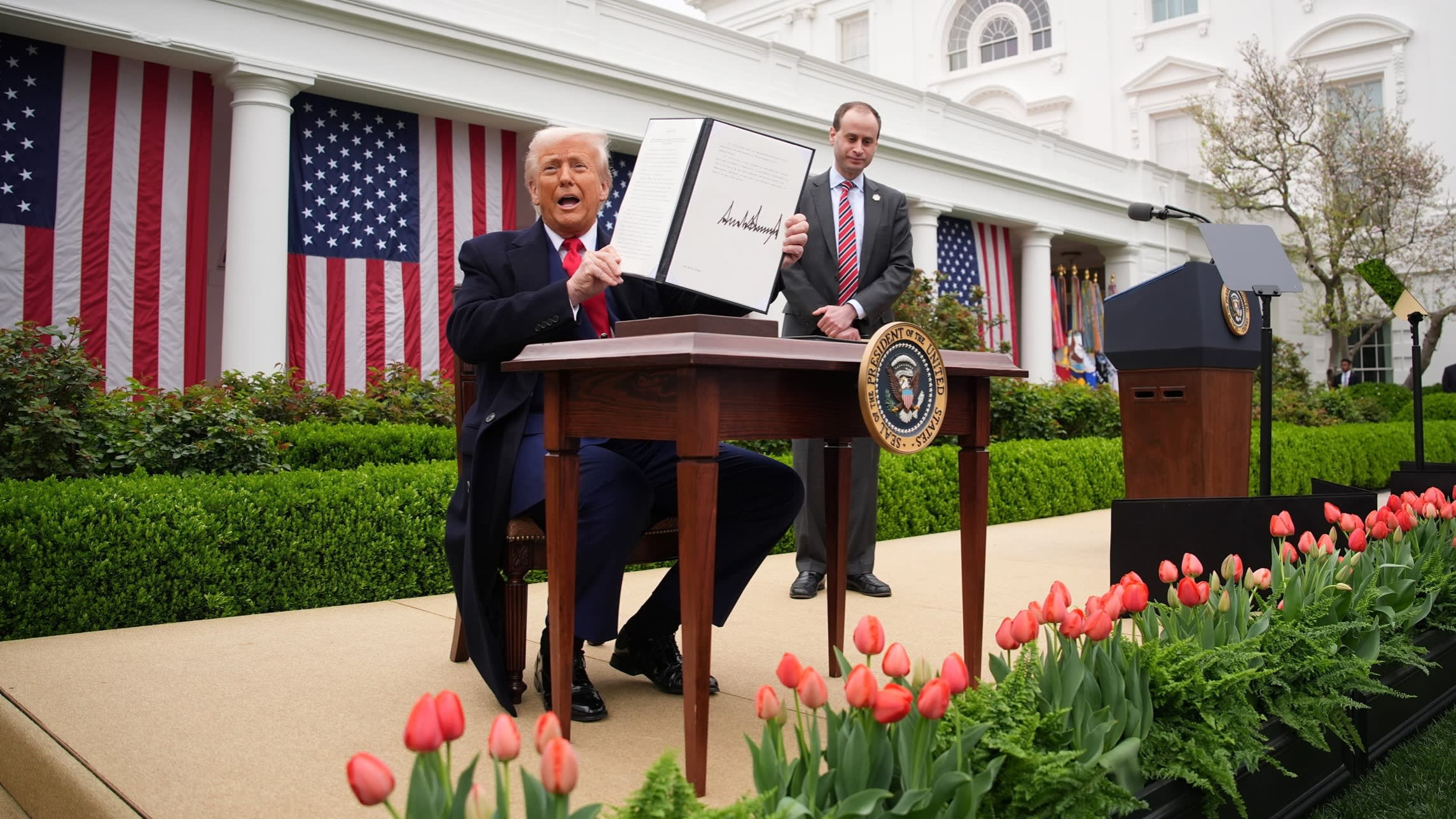 JasonChow's tweet card. Trump’s tariffs will upend the global economic order and tarnish US prosperity