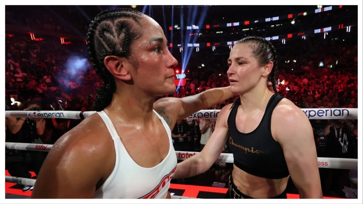 Irishboxingcom's tweet card. Amanda Serrano has been ful of praise since her fight with Katie Taylor and has heralded the Irish Icon as the Queen.