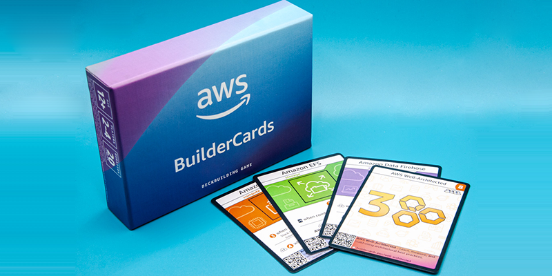 davidsheidt's tweet card. AWS BuilderCards 2nd Edition: Gamify AWS learning with enhanced design, new mission cards, generative AI deck, and improved game mechanics for seamless architecturing fun.