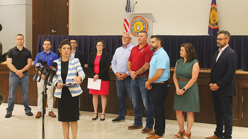 stllaborcouncil's tweet card. Guarantee Electrical and ArchKey Solutions each donate $100,000 St. Louis – With an early start to the St. Louis summer heat, the IBEW/NECA Electrical Connection and its contractors are donating...