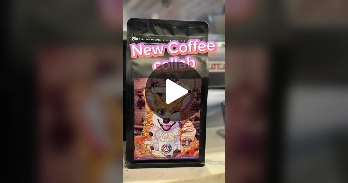 DragonRoast's tweet card. 531 likes, 2 comments. “An exciting new coffee collaboration we just finished with @CorgiBeans”