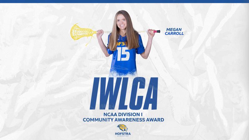 TU4Community's tweet card. Hempstead, NY – Megan Caroll of the Hofstra women's lacrosse team has been awarded the 2025 Division I Community Awareness Award by the Intercollegiate Women's Lacrosse Coaches Association (IWLCA),...
