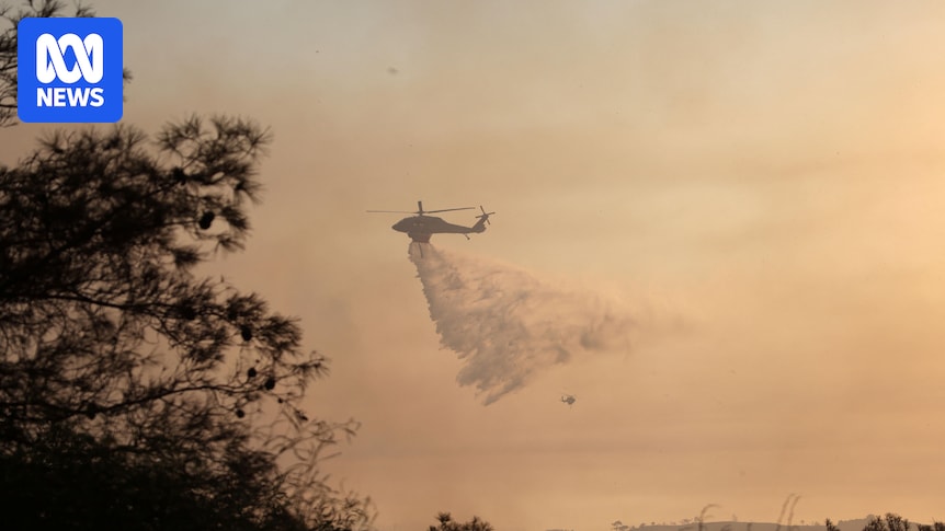 abcnews's tweet card. Firefighters in Cyprus are battling for a second day to control a massive wildfire which has engulfed mountain villages in the eastern Mediterranean island. 