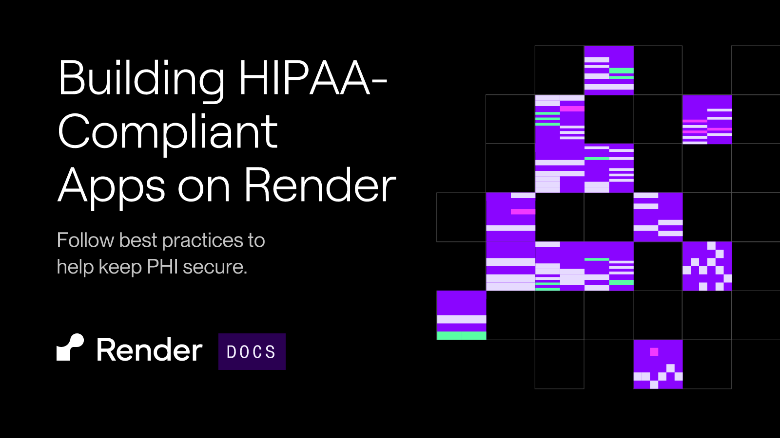 render's tweet card. Building HIPAA-Compliant Apps on Render
