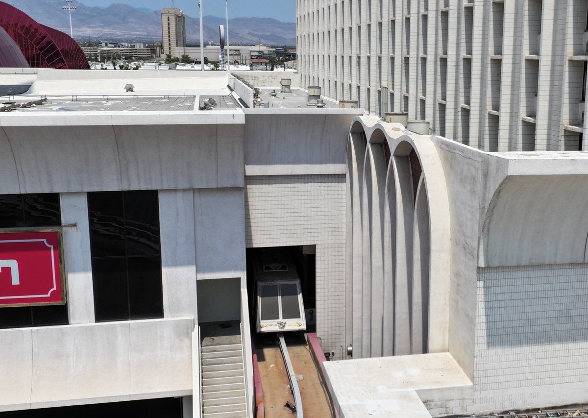 coreylevitan's tweet card. What closes in Vegas sometimes stays in Vegas. Often, it’s more cost-effective for Strip resorts to wall off and forget old attractions and rooms that
