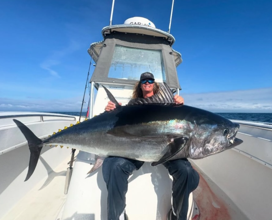 OnTheWaterMedia's tweet card. Double-digit fluke come up at the reef and wreck sites, and tuna fishing is great from inshore spots to the canyons.