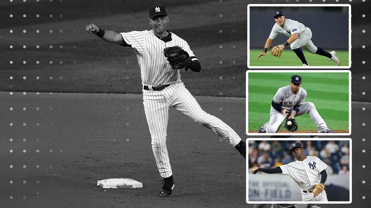 ESPN_DO's tweet card. Cerca de veinte peloteros han tomado el terreno de juego por los Yankees en las paradas cortas en diez años desde el retiro del legendario capitán.