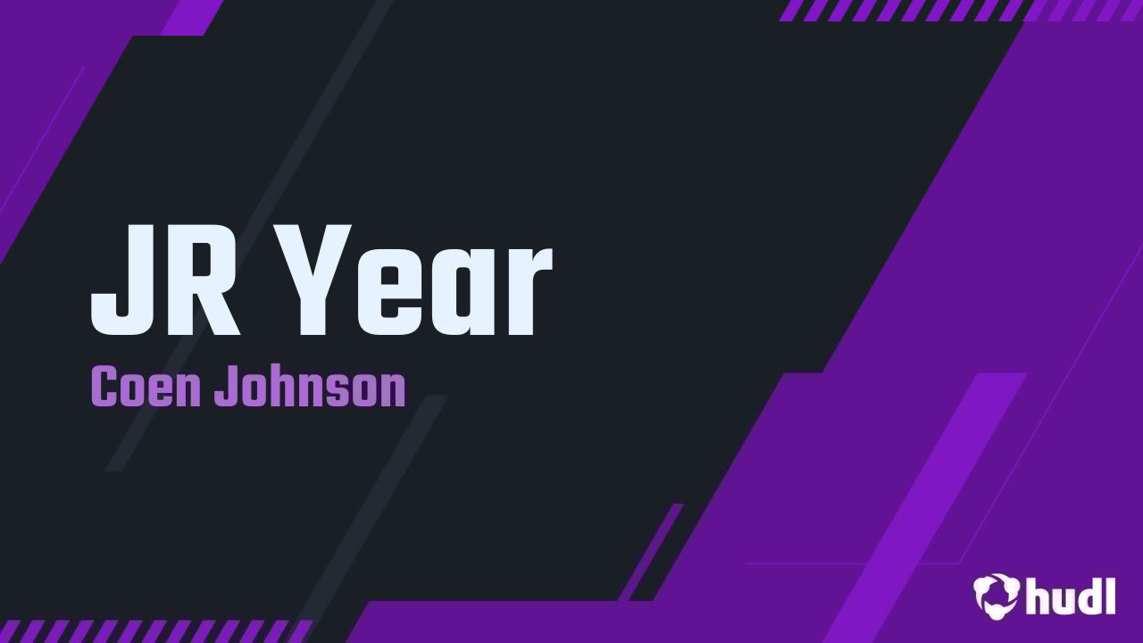 coenjohnson32's tweet card. JR Year