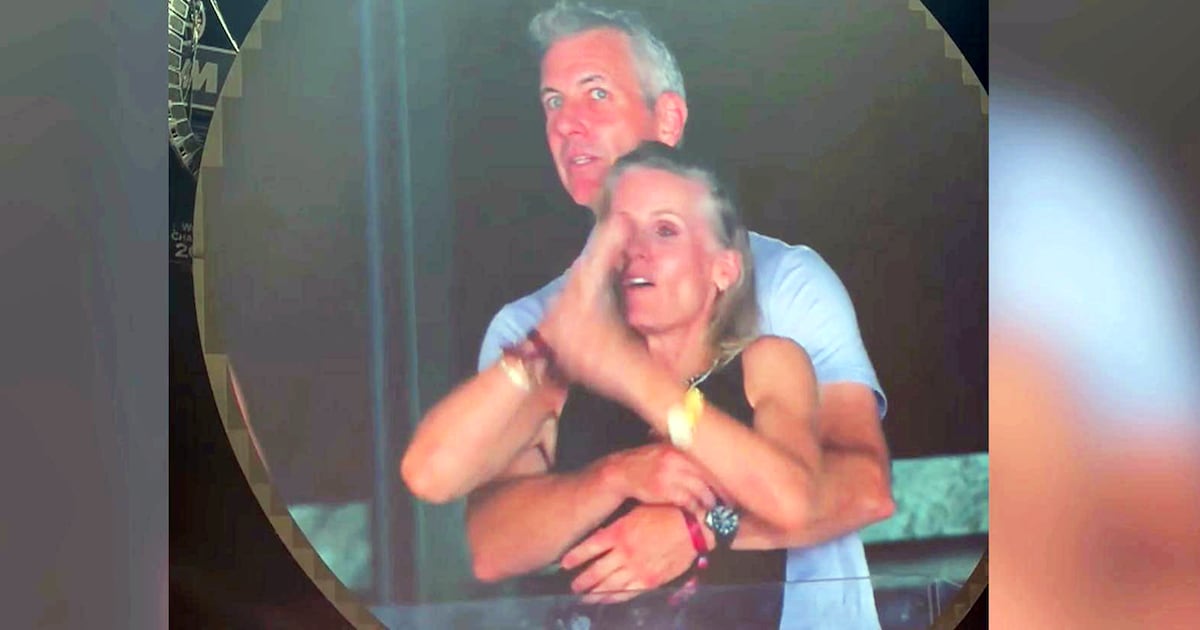 CTVDarrell's tweet card. A ‘kiss cam’ at a Coldplay concert near Boston allegedly caught a married tech CEO in an awkward embrace with a colleague.