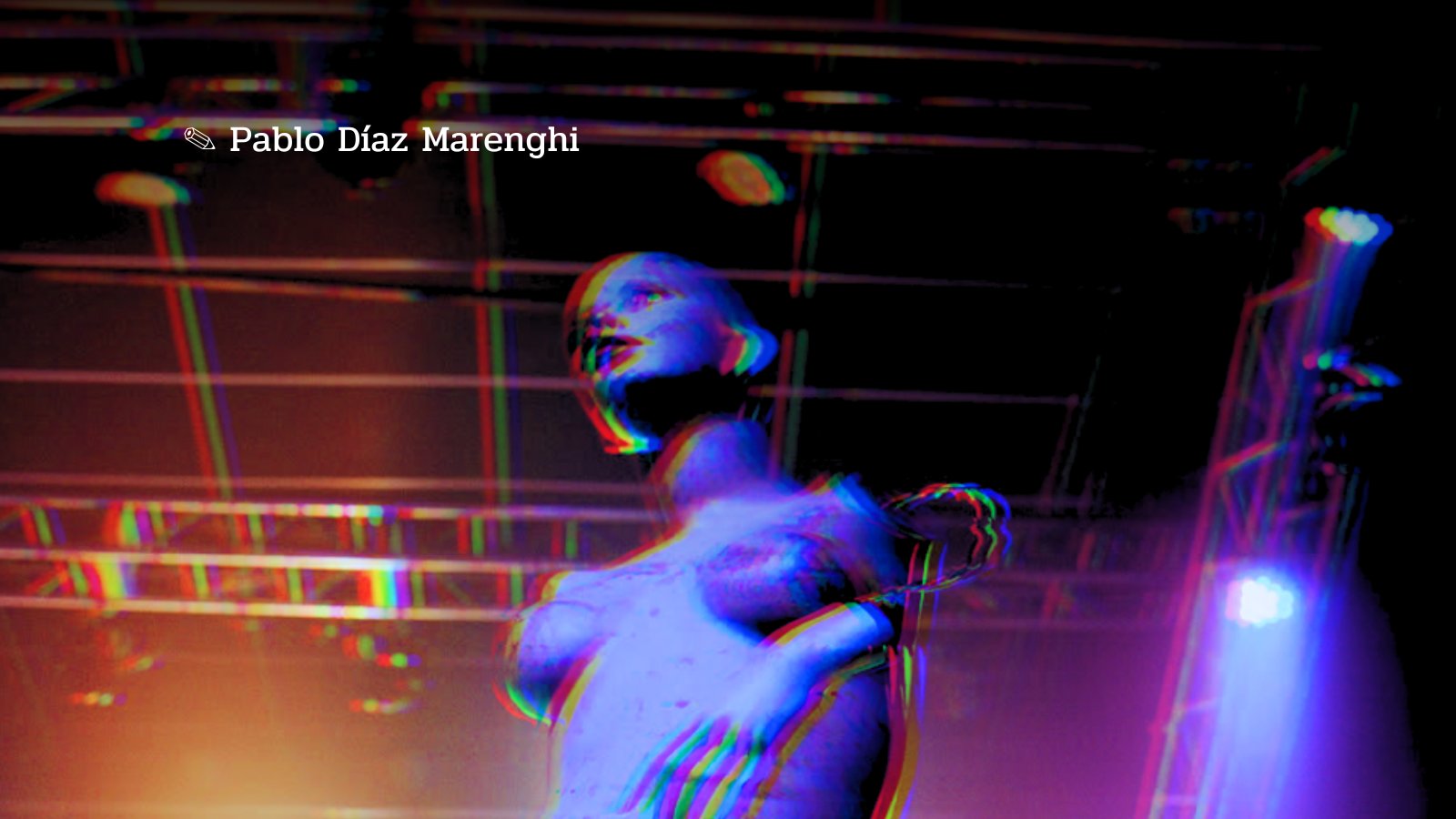 pe_diazm's tweet card. Massacre tocó en el C Art Media con Rotman de apertura y en este texto de Pablo Díaz Marenghi te compartimos cómo se vivió.