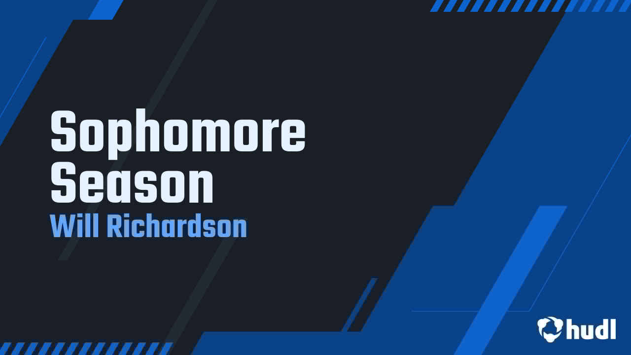WillRichardson7's tweet card. Sophomore Season