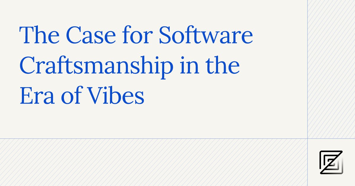 nucliweb's tweet card. From the Zed Blog: Working toward genuine, quality software in an era where code production is not the constraint anymore.