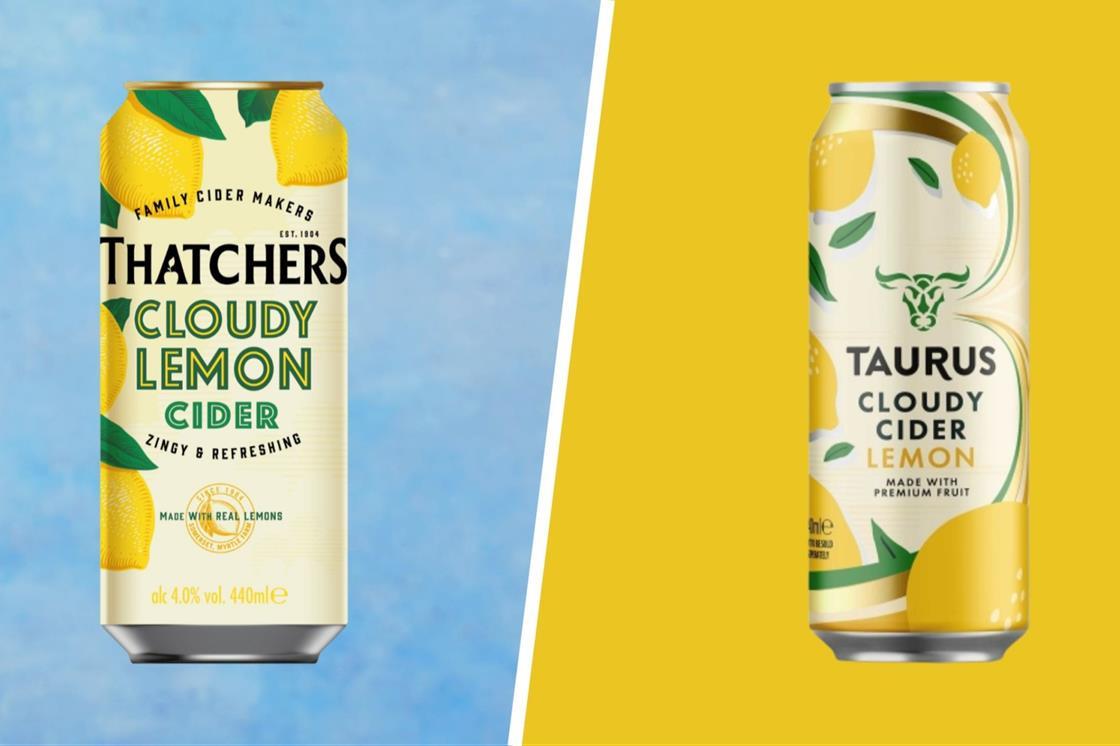BrandsAndStuff's tweet card. The decision brings to a close a long-running court battle between the two over similarities between Thatchers' Cloudy Lemon Cider and Aldi's Taurus Cloudy Lemon Cider
