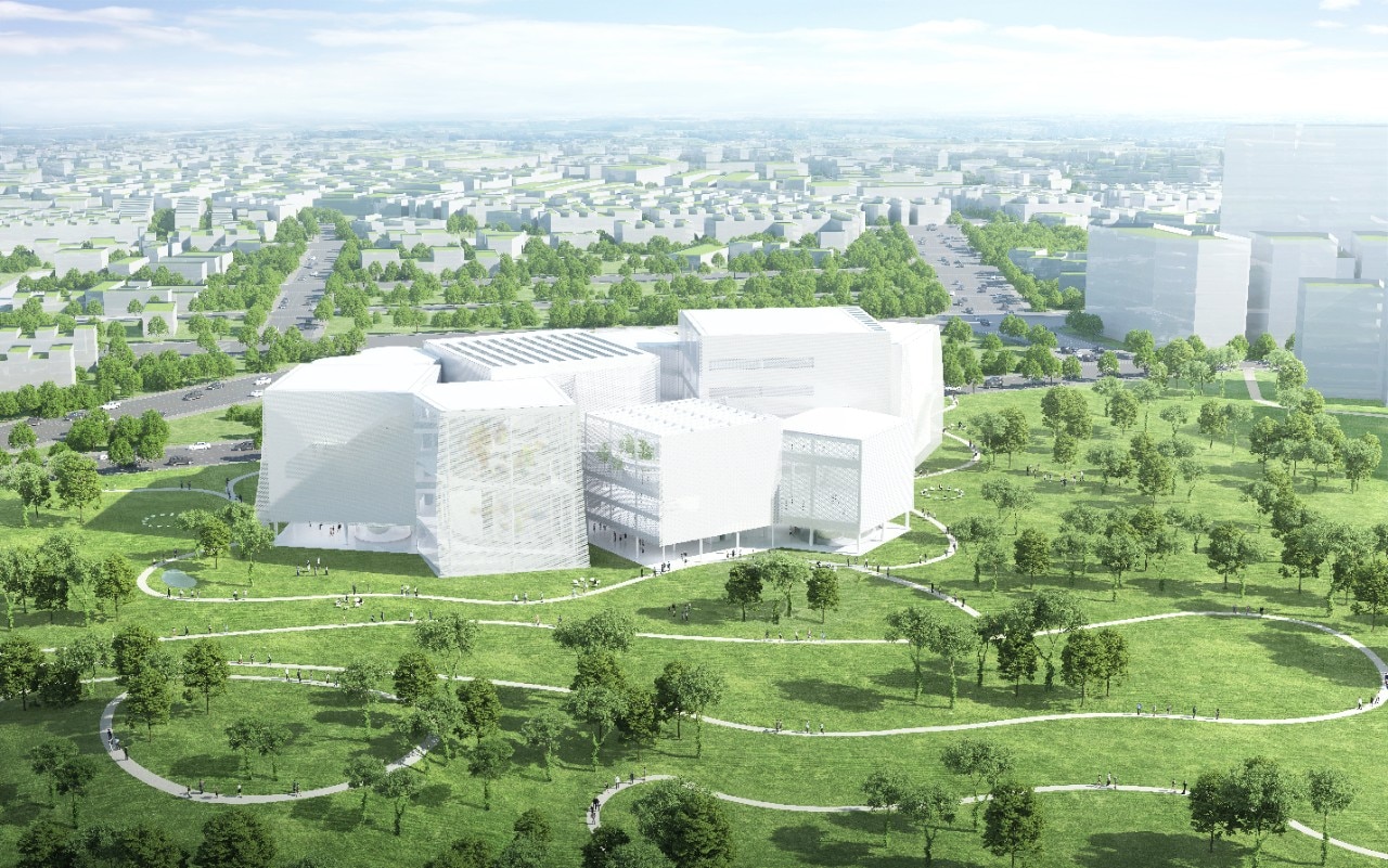 DomusWeb's tweet card. In the island’s second largest city, the 2010 Pritzker Laureate studio completes the Taichung Green Museumbrary — a visionary hybrid of art museum and library dedicated to multifaceted learning.