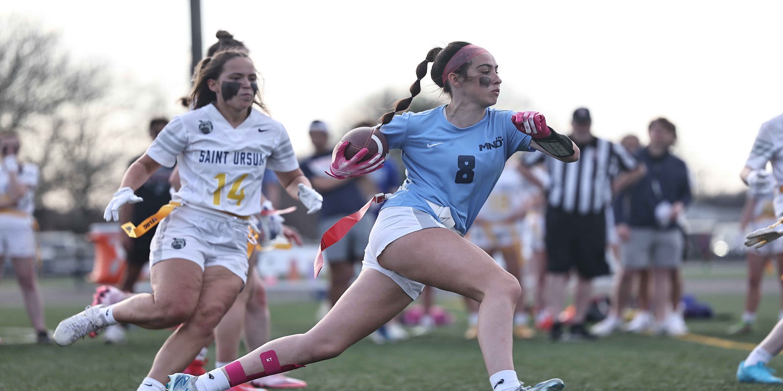 DispatchPreps's tweet card. Girls flag football has been growing rapidly across the country, and the Ohio High School Athletic Association is getting in on the action.