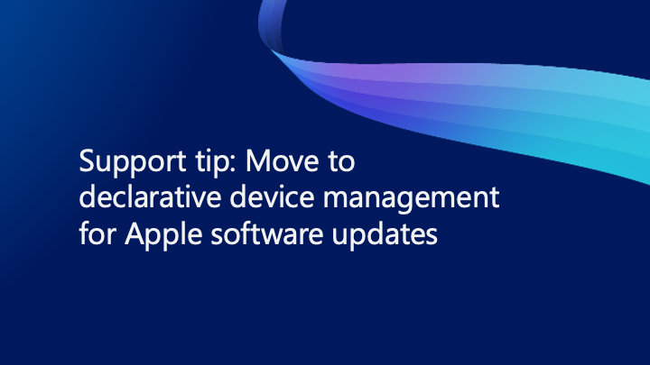 IntuneSuppTeam's tweet card. By: Benjamin Flamm – Product Manager | Microsoft Intune   Apple recently announced at the Worldwide Developer Conference (WWDC) in June 2025 that mobile...