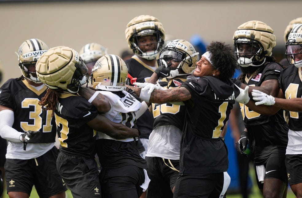 WWLAMFM's tweet card. If you’re of the belief that training camp doesn’t really start until the first fight, well, we got that today – and from a player you might find surprising. See more on WWL and Audacy.