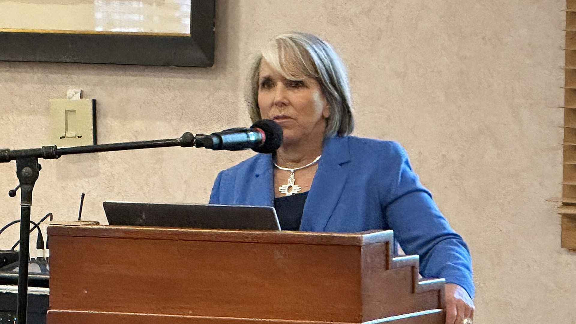 PinonPost's tweet card. Far-left Democrat Governor Michelle Lujan Grisham erupted in outrage Tuesday following final passage of President Donald J. Trump’s