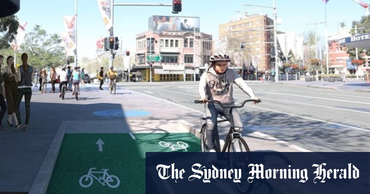 smh's tweet card. A crucial 1.7km link in Sydney’s inner-city cycleway network is finally ready to roll. But not everyone is happy.