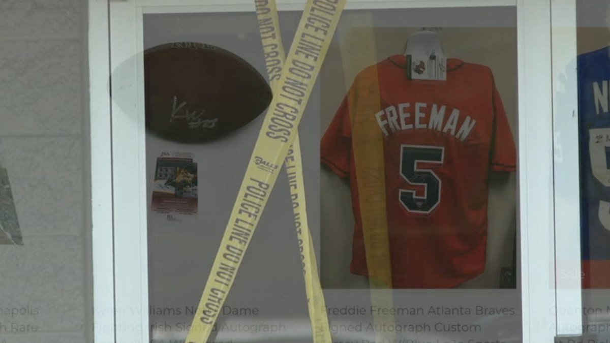 grifgonzo's tweet card. Police in Westfield say the investigation into a counterfeit sports memorabilia operation is ongoing, following new developments in a case that has shocked collectors across the country.