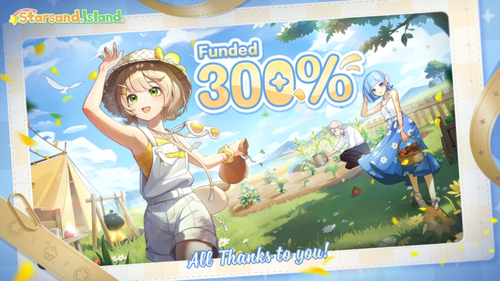 HWald180's tweet card. Starsand Island is a cozy life simulation sandbox game set on a charming island, inspired by Japanese animation style.