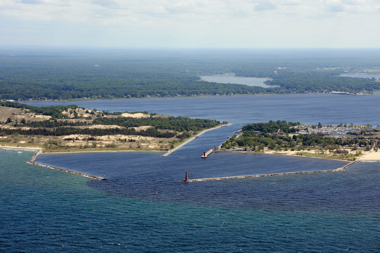 MuskegonChron's tweet card. The project will improve the safety and stability of the popular walkway along Lake Michigan.