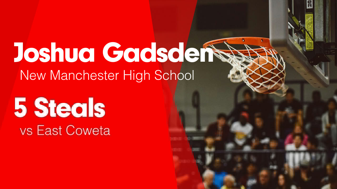 JoshuaGadsden3's tweet card. 5 Steals vs East Coweta