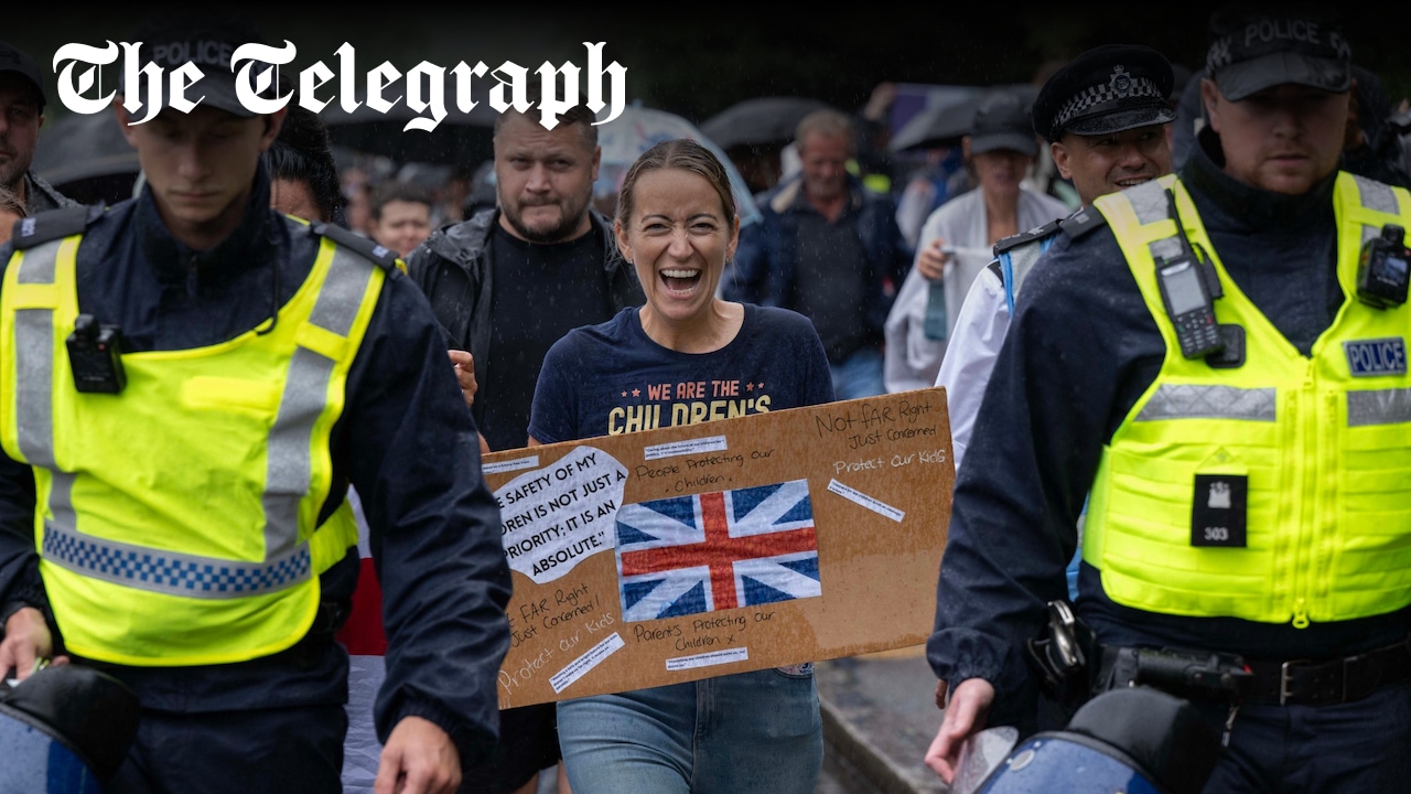 Telegraph's tweet card. In letter to Home Secretary, Roger Hirst says presence of asylum seekers at hotel ‘clearly creating community tension’